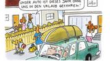 Auto-Cartoons: Was tankt eigentlich Helene Fischer?