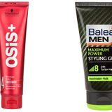 Das Haargel von Osis+ ist "gut" (1,7) und kostet 10,40 Euro (150 Milliliter). Die Variante der dm-Eigenmarke Balea ist ebenfalls "gut" (1,8) und kostet nur 1,55 Euro (150 Milliliter).