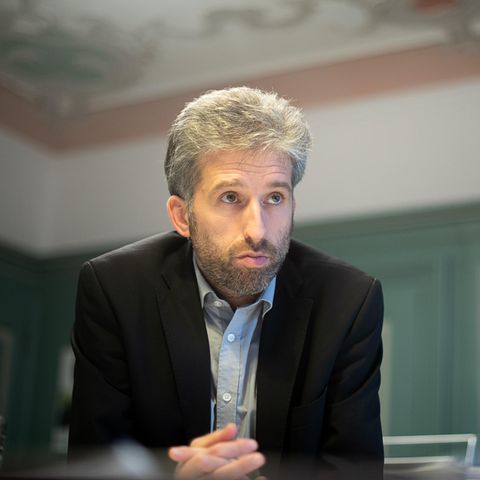 Boris Palmer schaut ernst