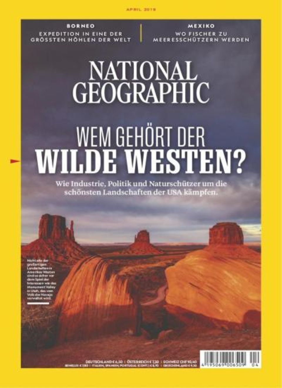 National Geographic, Ausgabe April 2019 National Geographic, Ausgabe April 2019