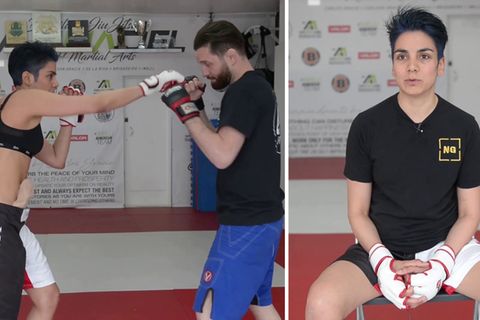 MMA-Kämpferin