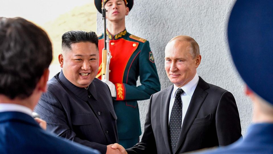 Kim Jong Un - Wladimir Putin - Gipfeltreffen