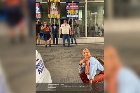 Für den Hass hat Shaymaa nur eine Antwort: ein Lächeln auf den Lippen