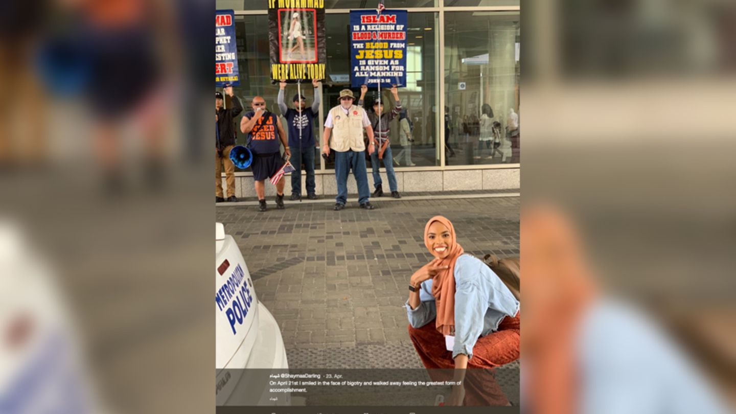 Für den Hass hat Shaymaa nur eine Antwort: ein Lächeln auf den Lippen