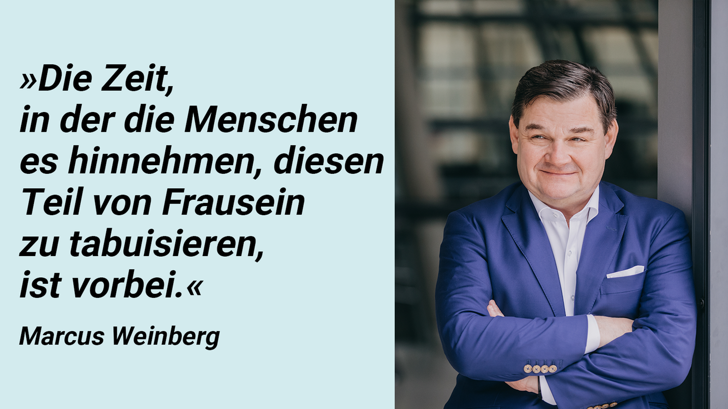 Lisa Sophie Laurent, Louisa Dellert und Co.: Politiker (MdB CDU) Marcus Weinberg "Damenhygiene gehört zum Grundbedarf von 50 Prozent der Bevölkerung, wird aber voll besteuert. Das ist eine Benachteiligung von Frauen, die wir abschaffen sollten. Die Zeit, in der die Menschen es hinnehmen, diesen Teil von Frausein zu tabuisieren, ist vorbei. Daher lasst uns über die Reduzierung der Mehrwertsteuer für Tampons, Binden und ähnliches sprechen." Politiker (MdB CDU) Marcus Weinberg "Damenhygiene gehört zum Grundbedarf von 50 Prozent der Bevölkerung, wird aber voll besteuert. Das ist eine Benachteiligung von Frauen, die wir abschaffen sollten. Die Zeit, in der die Menschen es hinnehmen, diesen Teil von Frausein zu tabuisieren, ist vorbei. Daher lasst uns über die Reduzierung der Mehrwertsteuer für Tampons, Binden und ähnliches sprechen."