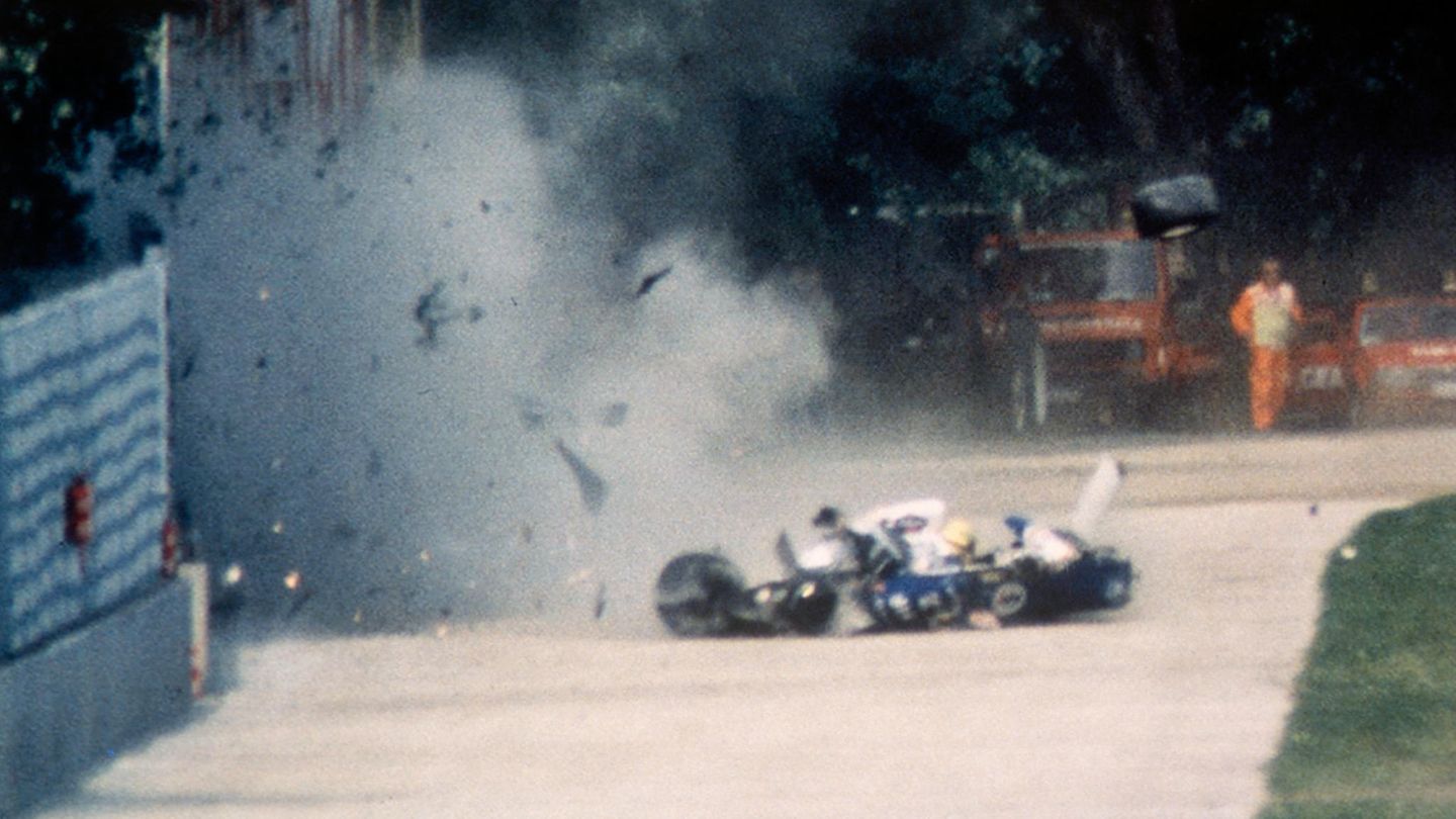 Ayrton Sennas Unfall in Imola Ayrton Sennas Unfall in Imola