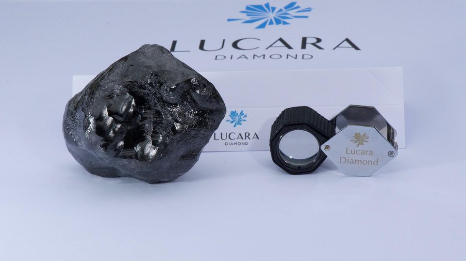 Der Riesen-Diamant in Botsuana Der Riesen-Diamant in Botsuana