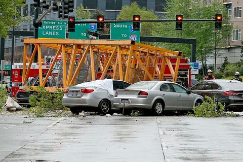Seattle: Baukran stürzt von Google-Neubau - vier Tote