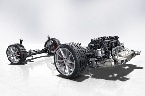 Porsche 911 Baureihe 992 - mit Benzinpartikelfilter