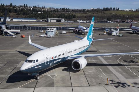 Eine Boeing 737 Max
