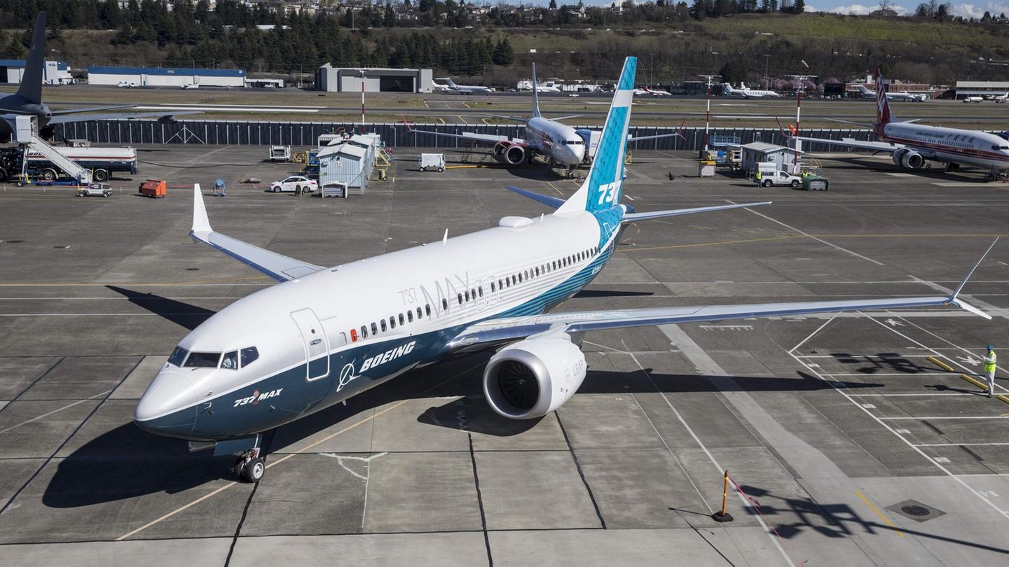 Eine Boeing 737 Max