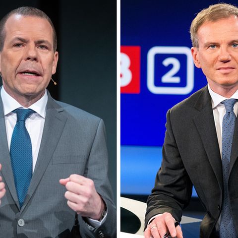Harald Vilimsky (l.) ist Generalsekretär und EU-Spitzenkandidat der FPÖ, Armin Wolf interviewte ihn vergangene Woche live im ORF