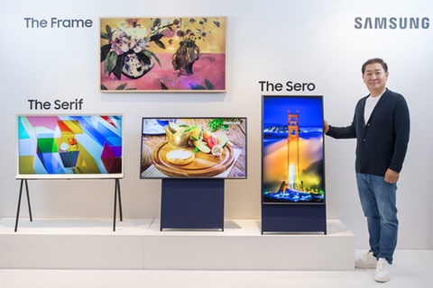 Samsung - The Sero - Hochkantfernseher - Smartphonevideos