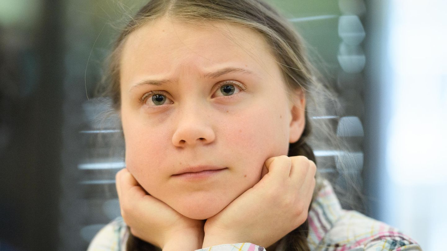 Greta Thunberg bei einem Besuch in London im April dieses Jahres