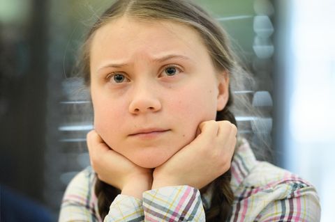 Greta Thunberg bei einem Besuch in London im April dieses Jahres
