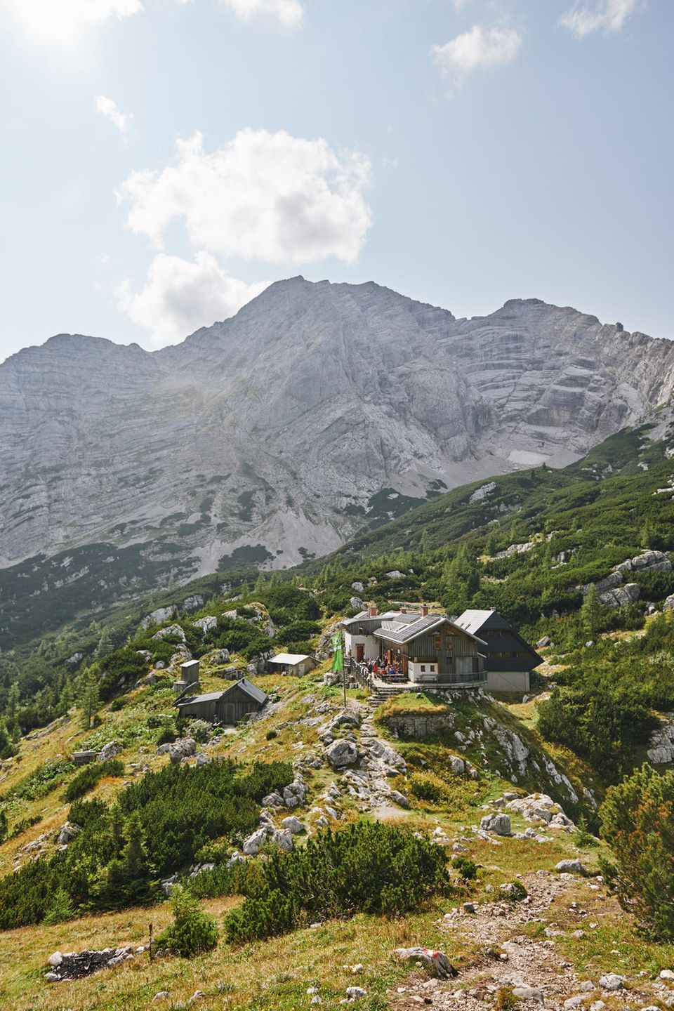 Österreichisches Gesäuse: Beliebter Ort mit 4000 Übernachtungen pro Jahr: die Heßhütte Beliebter Ort mit 4000 Übernachtungen pro Jahr: die Heßhütte
