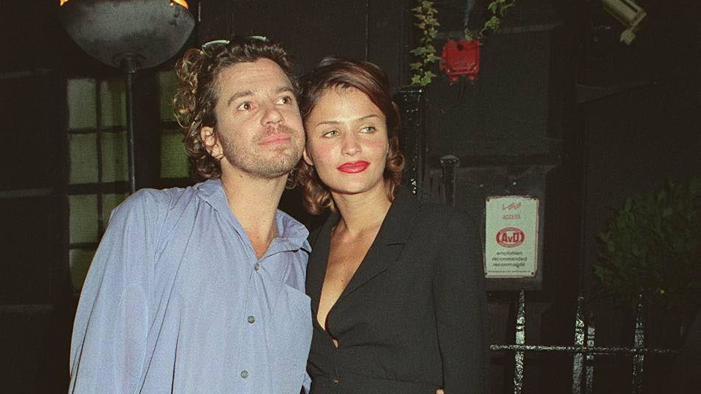 Michael Hutchence mit Helena Christensen