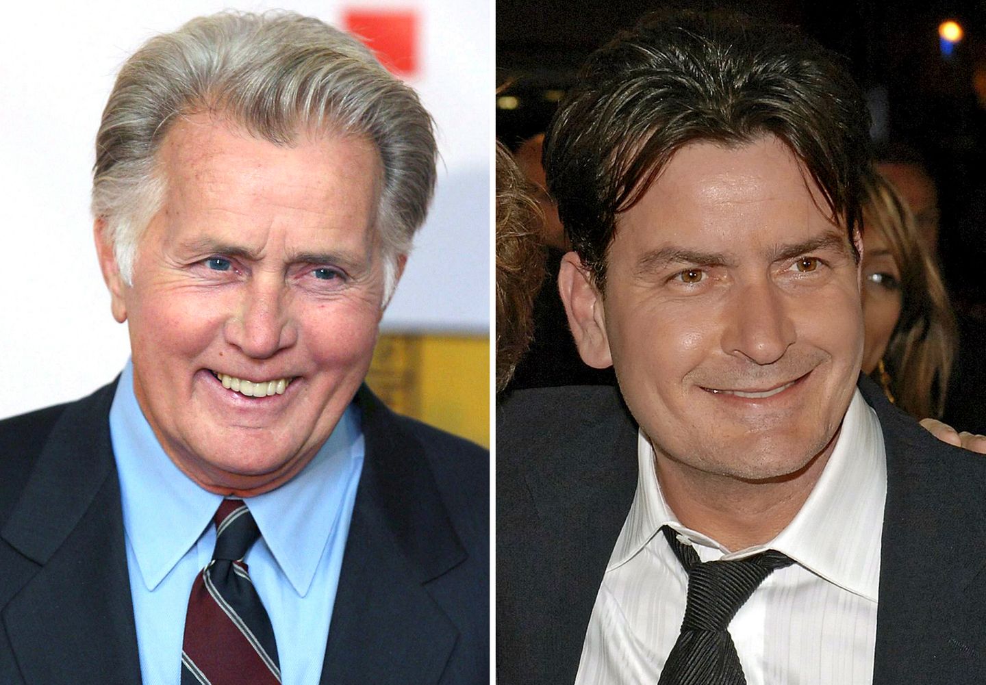 Martin und Charlie Sheen Martin und Charlie Sheen