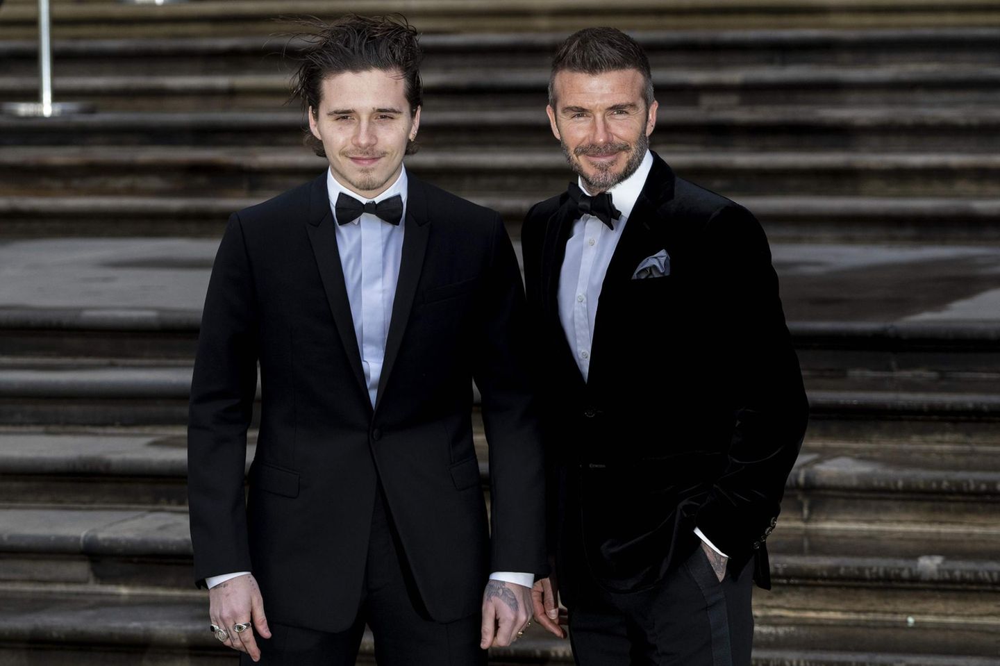 Brooklyn und David Beckham