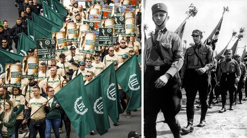 Neonazi-Demo in Plauen, SA-Aufmarsch in Berlin