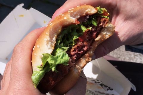 Veganer Burger