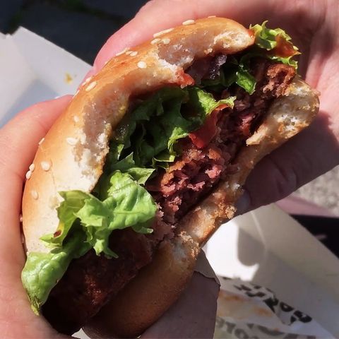 Veganer Burger