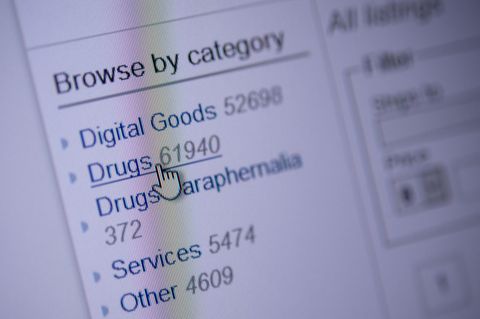 Eine Handelsplattform im Darknet