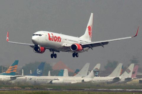 Eine Boeing 737 des indonesischen Billigfliegers Lion Air
