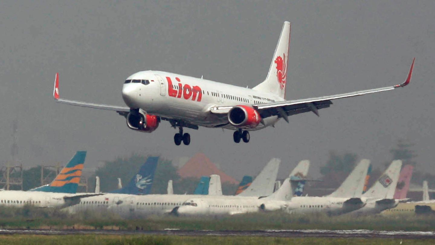 Eine Boeing 737 des indonesischen Billigfliegers Lion Air
