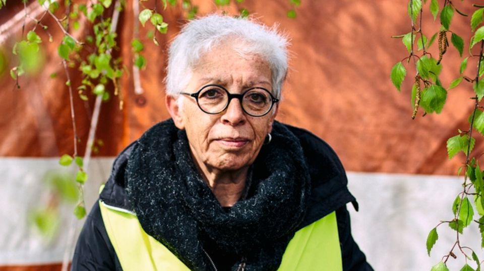 EU-Parlament: Elisabeth Billaux, 62, demonstriert seit fünf Monaten jede Woche mit gelber Weste auf der Straße Elisabeth Billaux, 62, demonstriert seit fünf Monaten jede Woche mit gelber Weste auf der Straße
