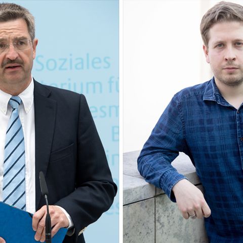 Manfred Schoch und Kevin Kühnert