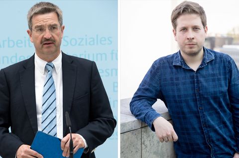 Manfred Schoch und Kevin Kühnert