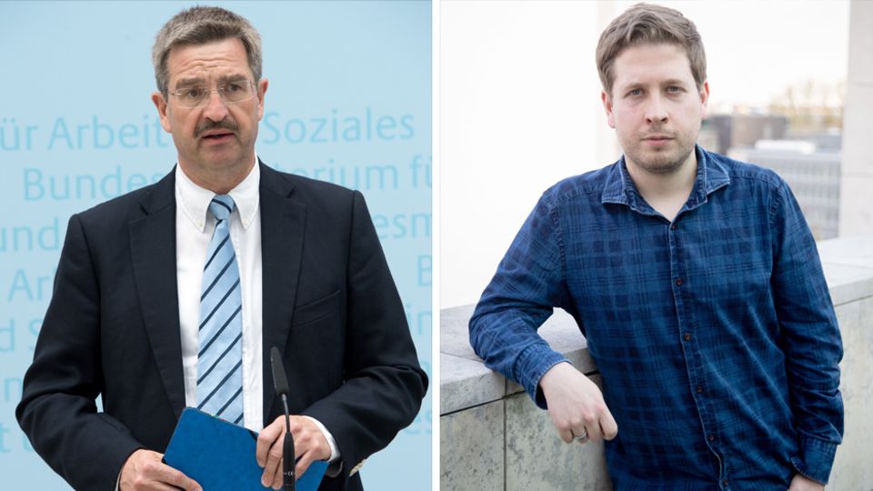 Manfred Schoch und Kevin Kühnert