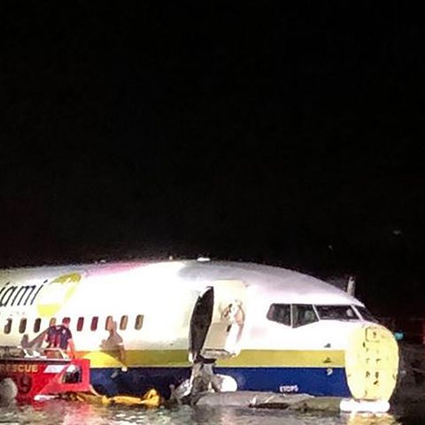 Bei dem Unglück mit einer Boeing in Florida hatten die Passagiere Glück im Unglück