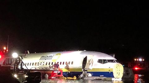 Bei dem Unglück mit einer Boeing in Florida hatten die Passagiere Glück im Unglück
