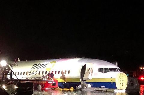 Bei dem Unglück mit einer Boeing in Florida hatten die Passagiere Glück im Unglück