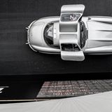 Mercedes 300 SL Coupé mit Ersatzteilen aus dem 3D-Drucker