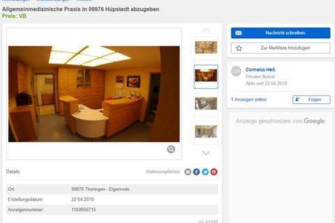 Arztpraxis ebay Kleinanzeigen