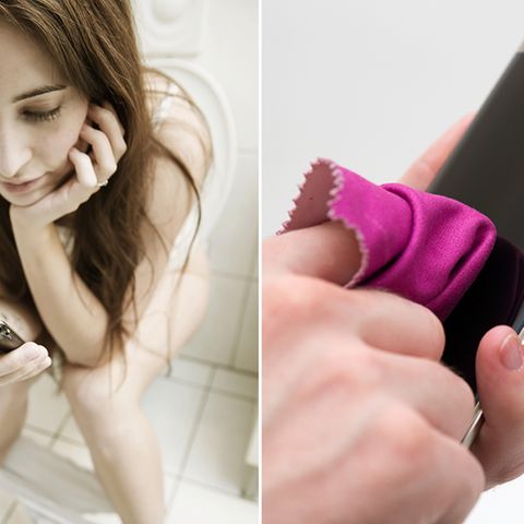 Twittern im Bad?: Darum sollten Sie Ihr Smartphone nicht auf der Toilette benutzen