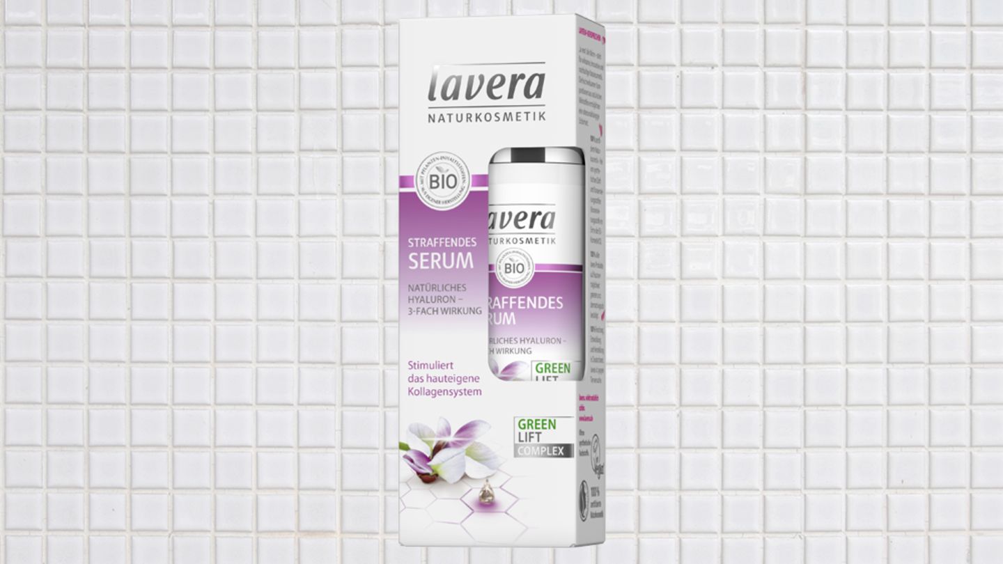 "Straffende Serum" von Lavera