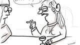 Cartoons von Tobias Schülert: Klimawandel - So schlecht geht es Frau Holle