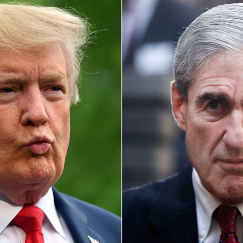 "Bob Mueller sollte nicht aussagen": US-Präsident Donald Trump (l.) über Sonderermittler Robert Mueller