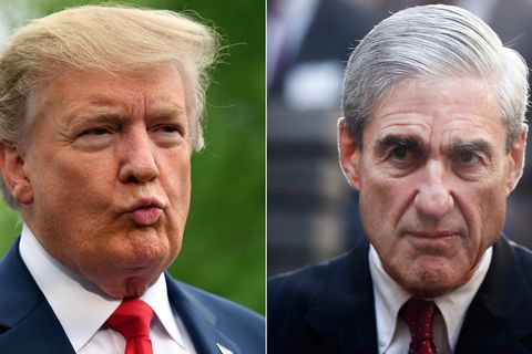 "Bob Mueller sollte nicht aussagen": US-Präsident Donald Trump (l.) über Sonderermittler Robert Mueller