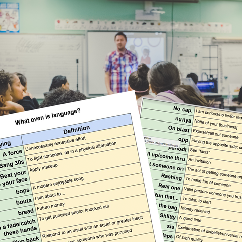 Twitter: Schülerin findet heimliches "Slang"-Wörterbuch ihres Lehrers