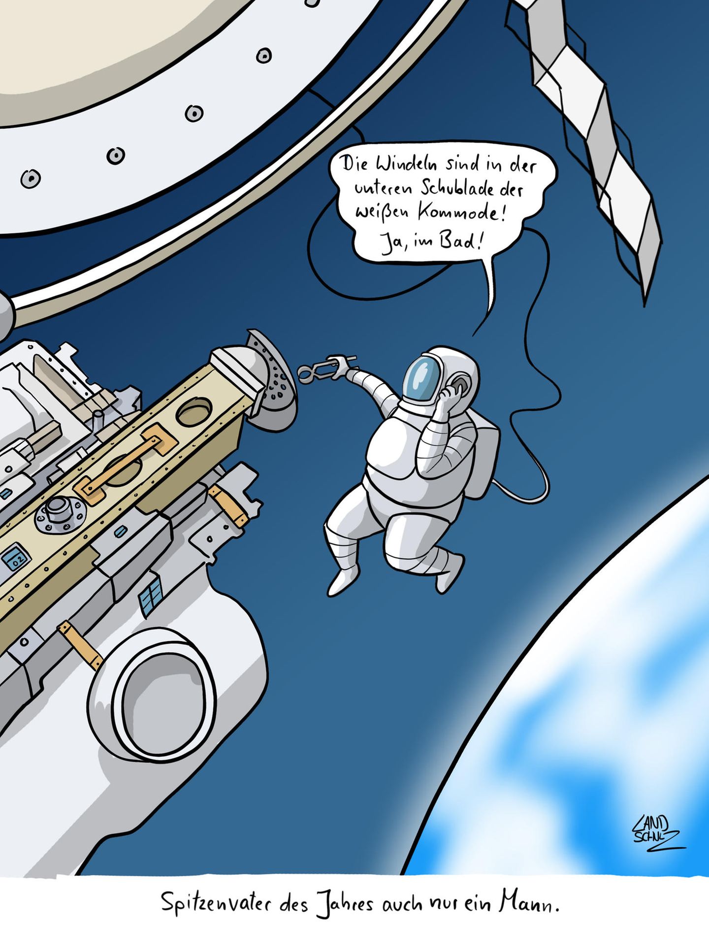 Cartoons von Dorthe Landschulz: Das ist der beste Job