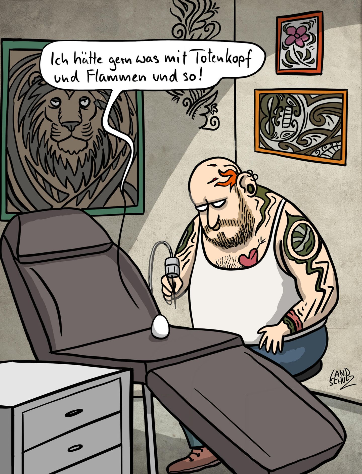 Cartoons von Dorthe Landschulz: Das ist der beste Job