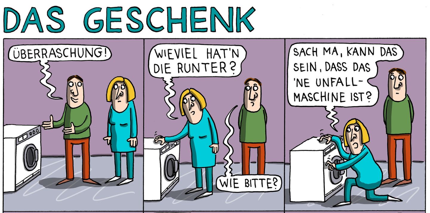 Stern-Comics: Mit dieser Waschmaschine stimmt etwas nicht