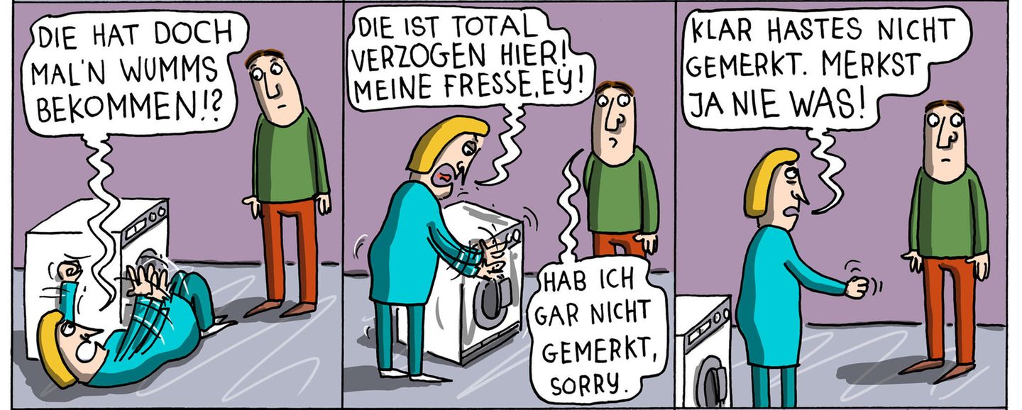 Stern-Comics: Mit dieser Waschmaschine stimmt etwas nicht