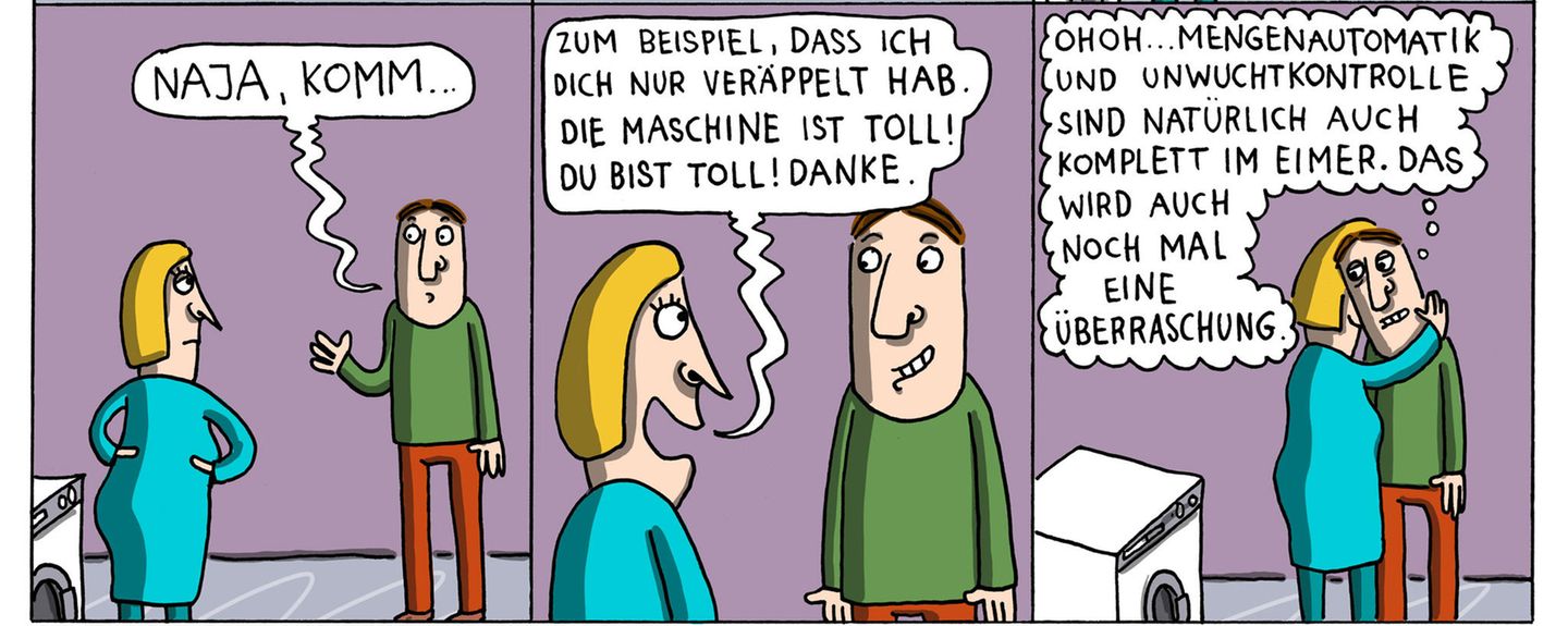 Stern-Comics: Mit dieser Waschmaschine stimmt etwas nicht
