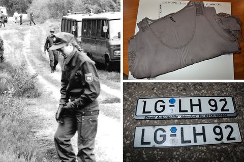 Polizeibeamte in der Göhrde 1989, Asservate der Polizei